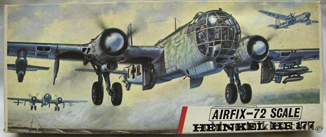 Airfix 1/72 Heinkel He-177 A-5 Grief - with Hs293 Guided Missile, 589 plastic model kit